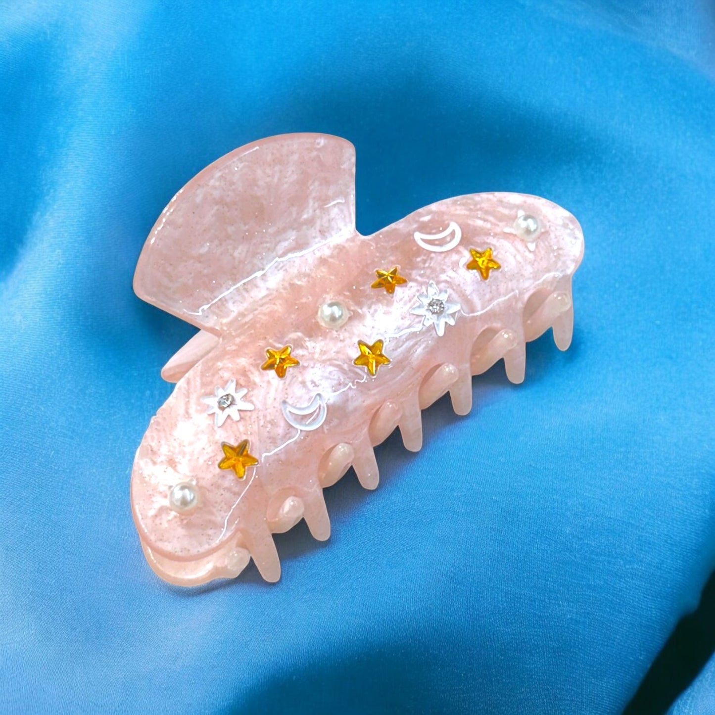 Starry Night Hair Clip (Pink)