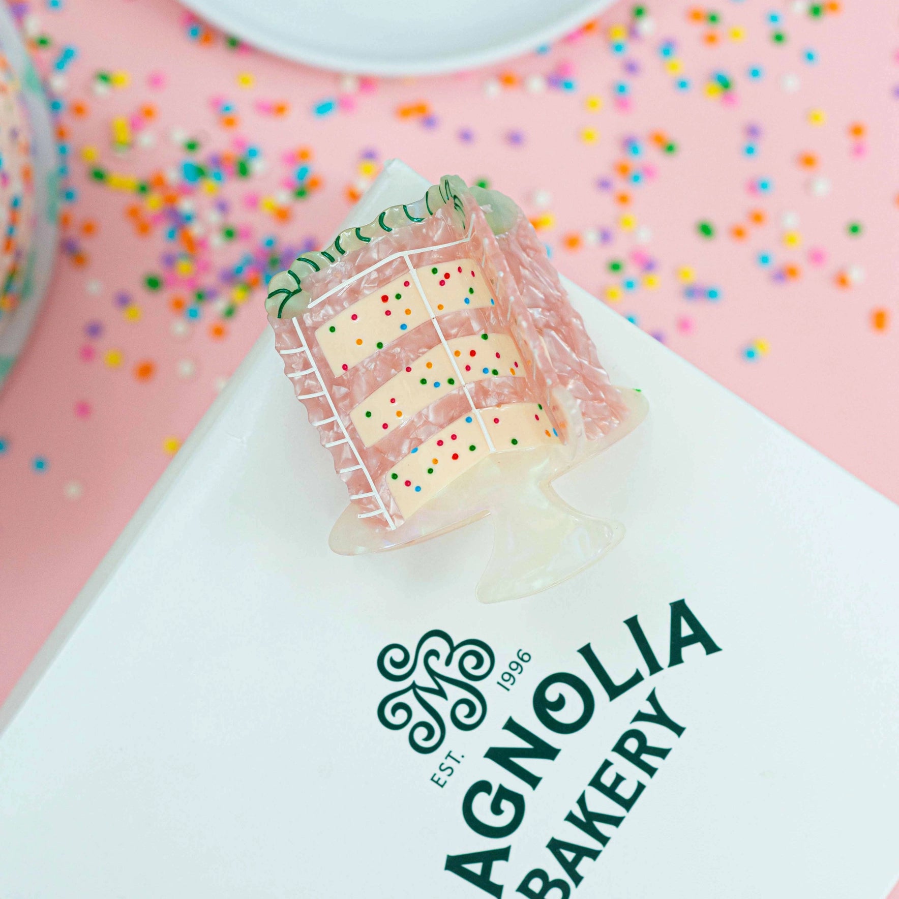 Whimsical Cake Hair Clip for Stylish Women – Glitter is the  display picture 1