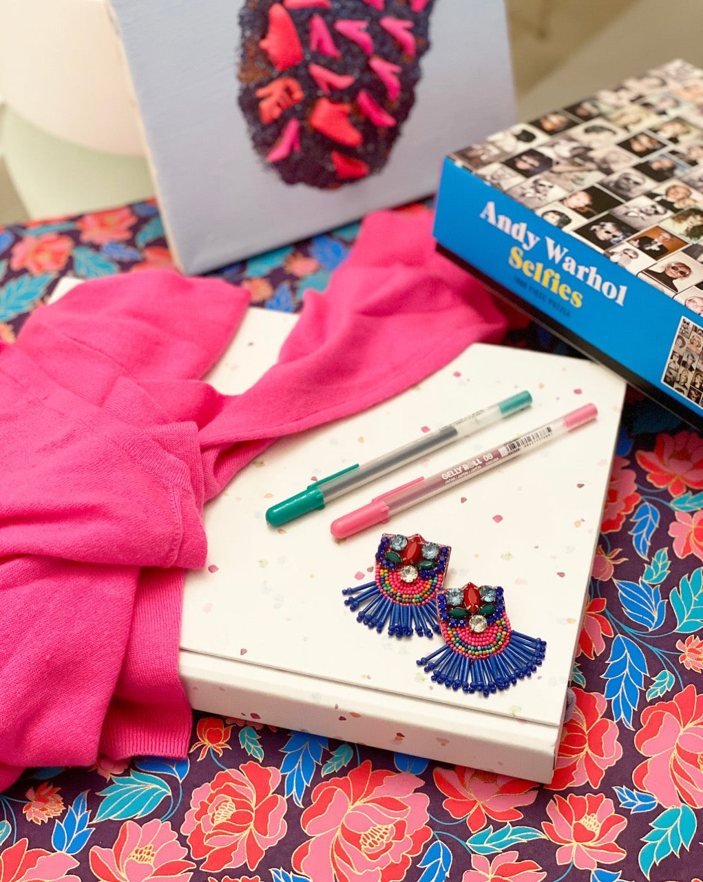 Stylish Confetti Earrings with a bold design, perfect for any occasion.