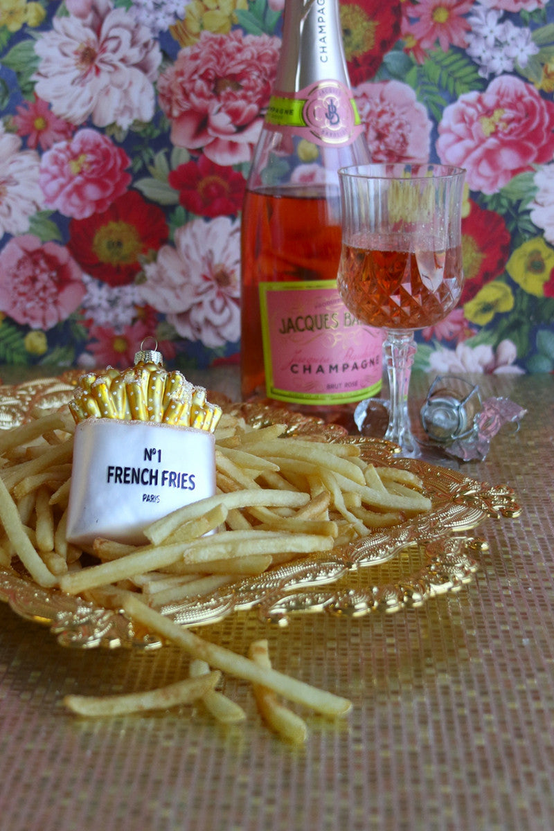 Cute french fries Christmas tree ornament.