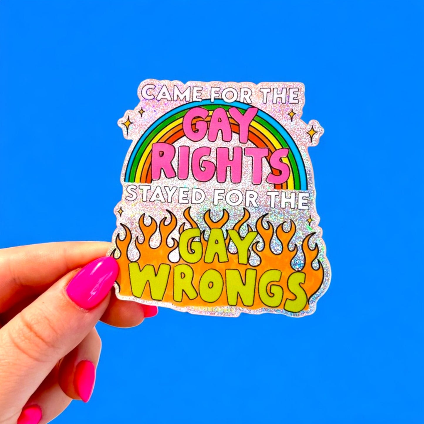 Gay Wrongs Sticker