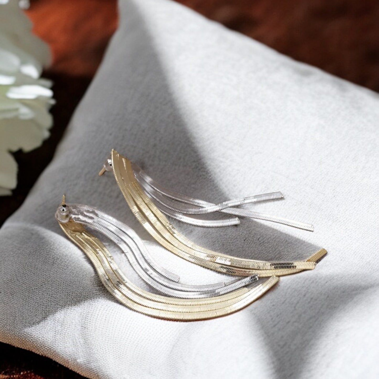 Metallic Thread Earrings