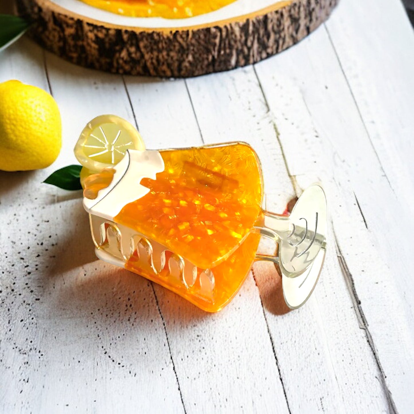Orange Tonic Hairclip