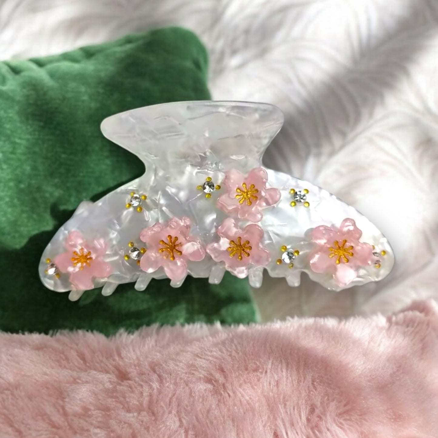 Elderflower Hair Clip (Ivory)