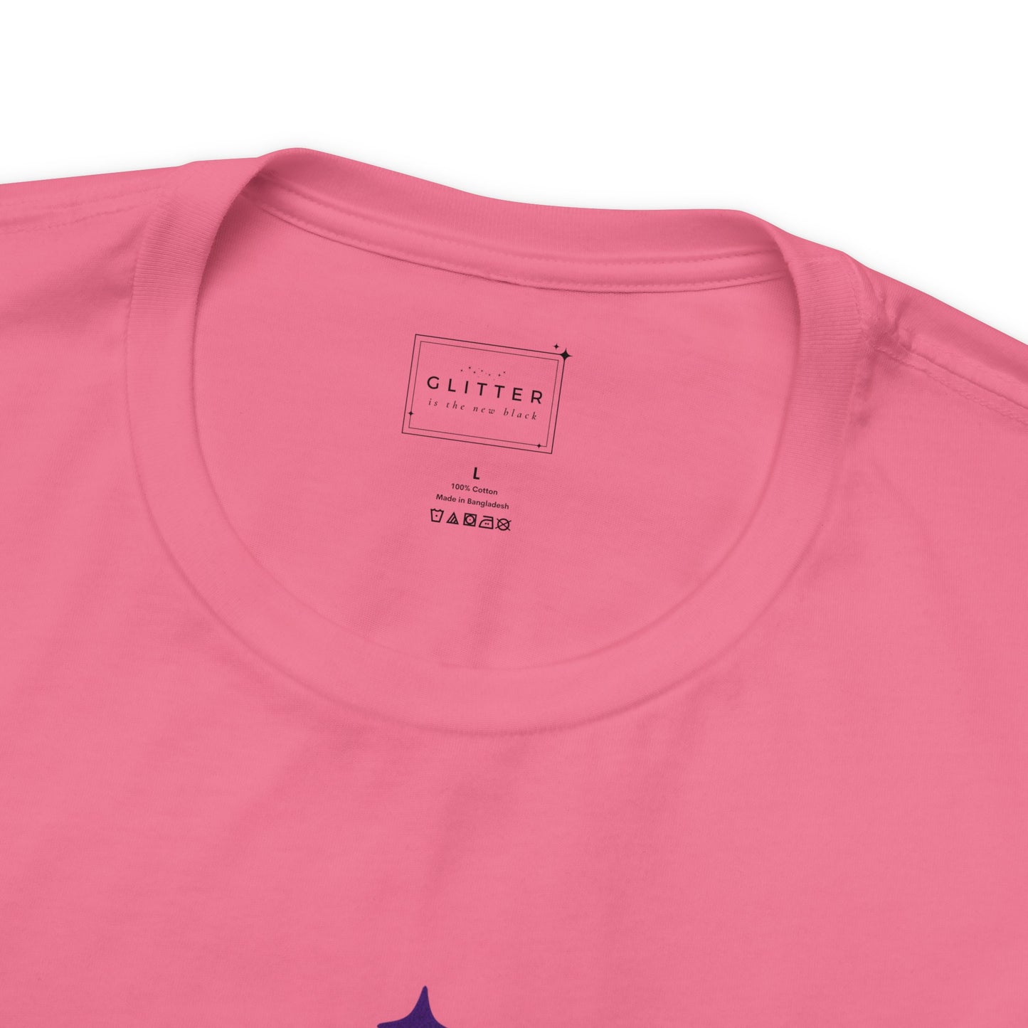 Trendy pink t-shirt with bold "Not an Influencer" statement, designed for men and women.