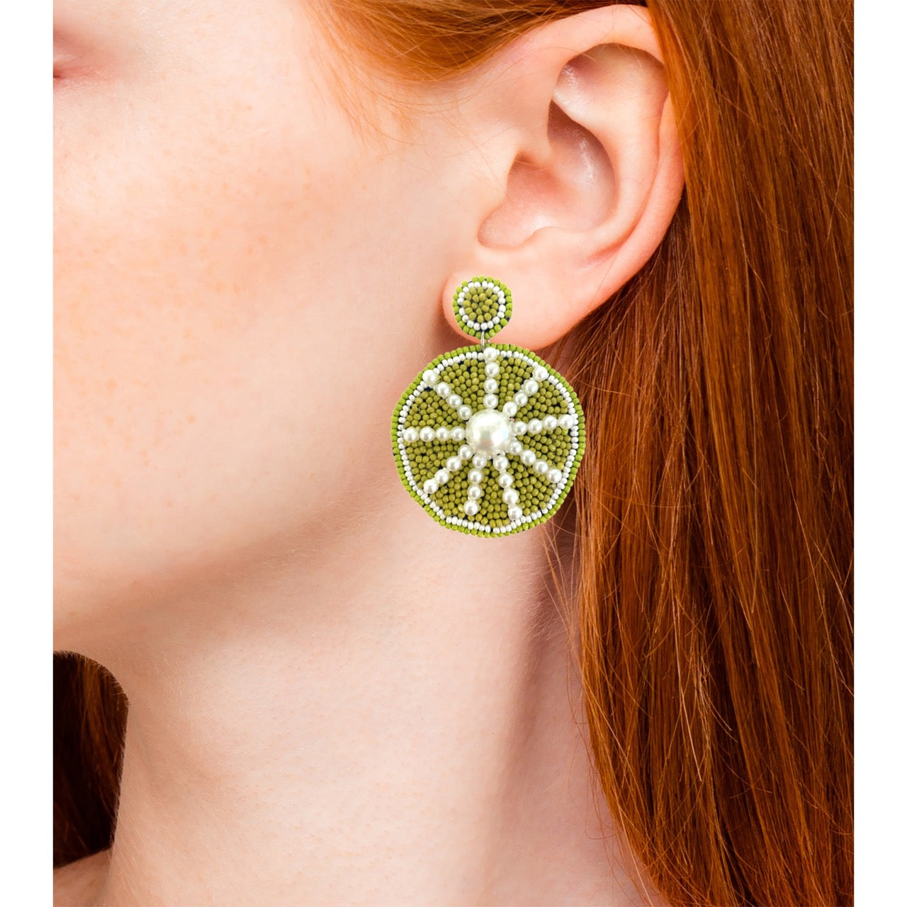Colorful Limesicle Earrings, featuring lime, lollipop, and heart elements for a unique, fun look.