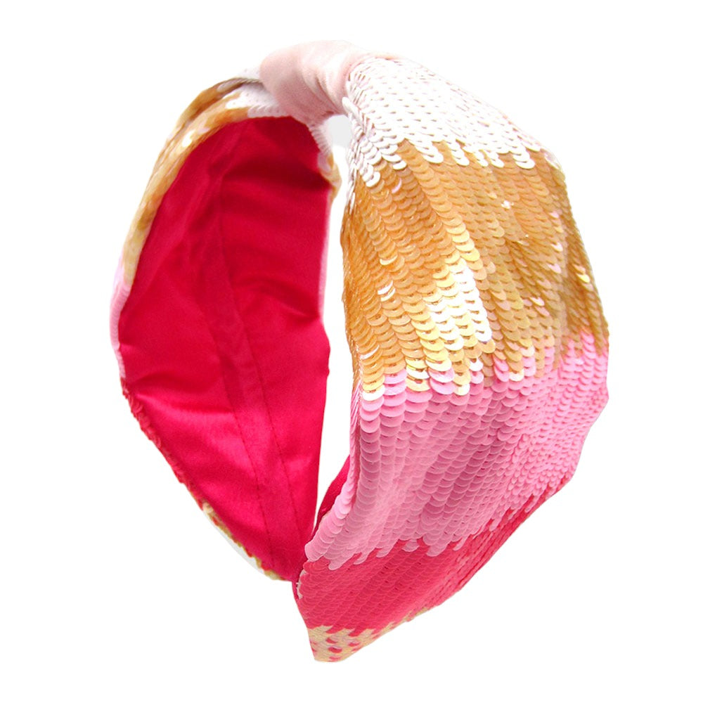 Raspberry Glace Headband